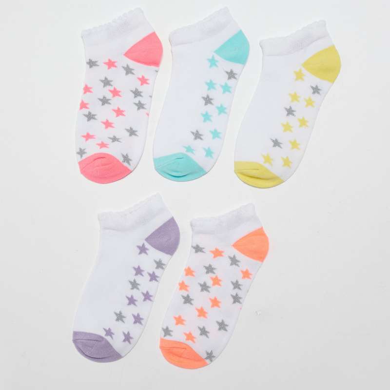 جوراب دخترانه ال سی وایکیکی مدل S1AV55Z4 مجموعه 5 عددی