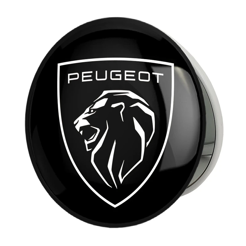 آینه جیبی خندالو طرح پژو Peugeot مدل تاشو کد 23656 