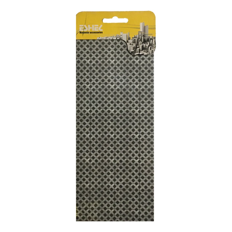 برچسب اشل مدل ماکت سازی زیپاتون طرح سنگ فرش لوزی کد 1499