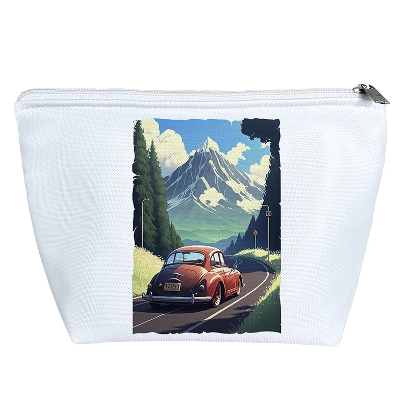 کیف لوازم آرایش دخترانه خندالو مدل ماشین کلاسیک کد 5780