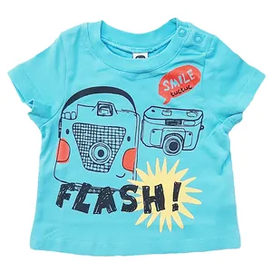 تی شرت آستین کوتاه نوزادی توک توک مدل camera