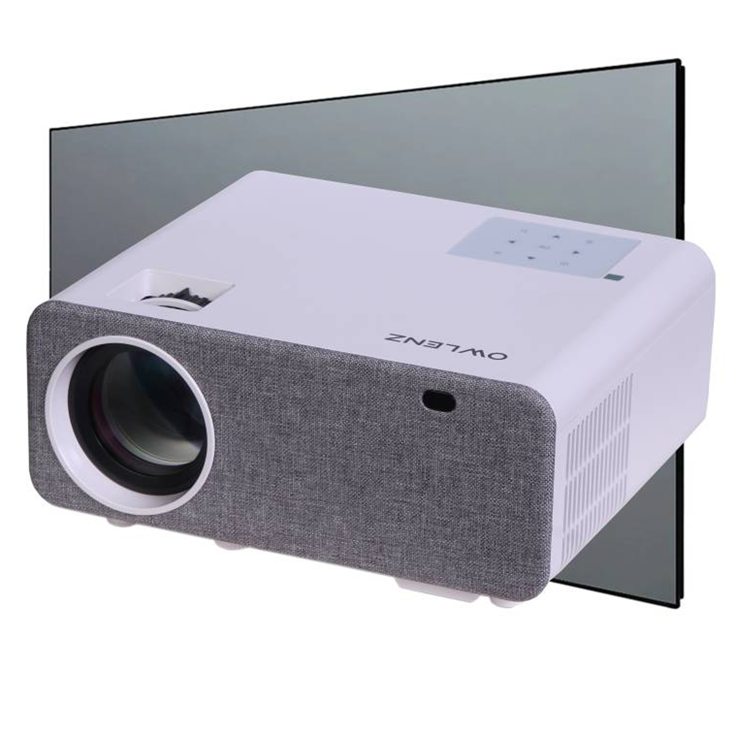 ویدئو پروژکتور النز مدل SD500 SMART PROJECTOR بهمراه پرده نمایش