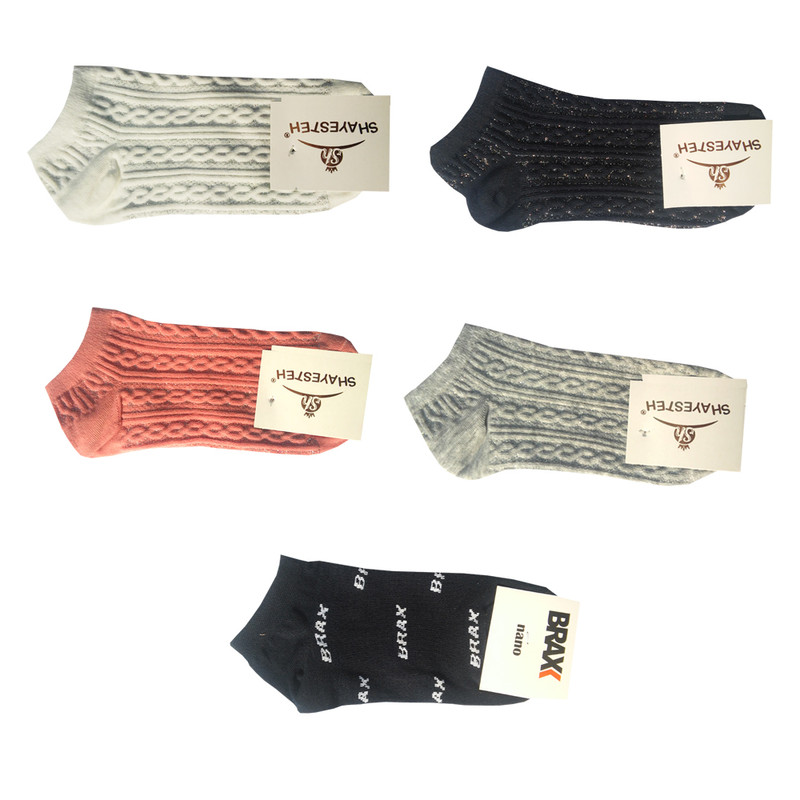 جوراب زنانه مدل 505 مجموعه 5 عددی