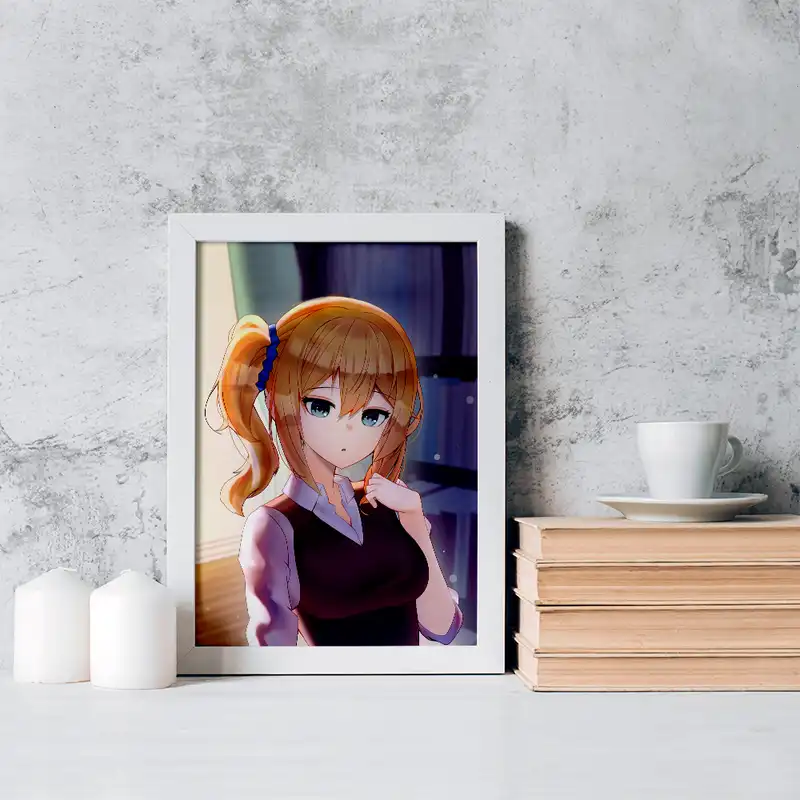 تابلو خندالو مدل هایاساکا انیمه کاگویا ساما کد 15996