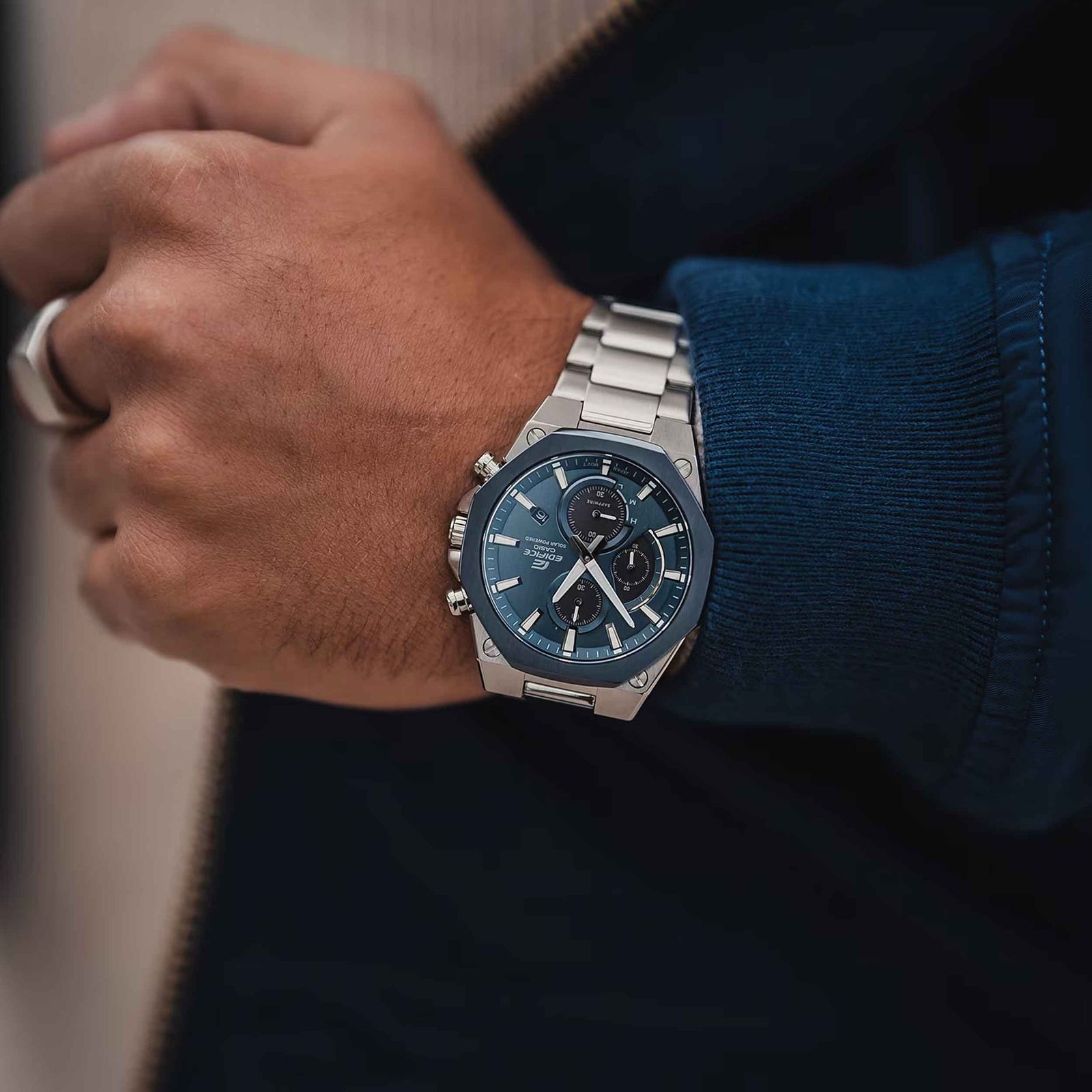 ساعت مچی عقربهای کوارتز مردانه کاسیو مدل EFS-S570DB-2AUDF - - 4