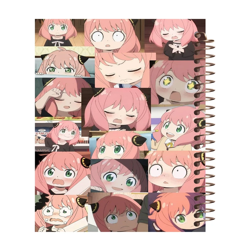 دفتر رنگ آمیزی 40 برگ طرح انیمه مدل انیا کد R52