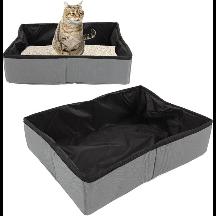 ظرف خاک گربه مدل تاشو مسافرتی