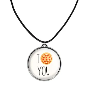 گردنبند خندالو مدل پیتزا  Pizza کد 3109331094