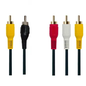 کابل تبدیل 3 به 2 RCA  مدل X007 طول ۱.۲ متر
