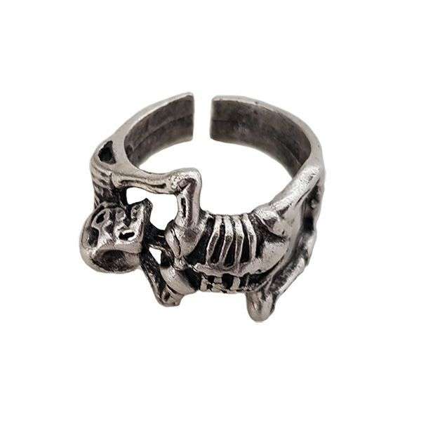 انگشتر مردانه طرح اسکلت کد 06 انگشتر مردانه طرح اسکلت کد 06