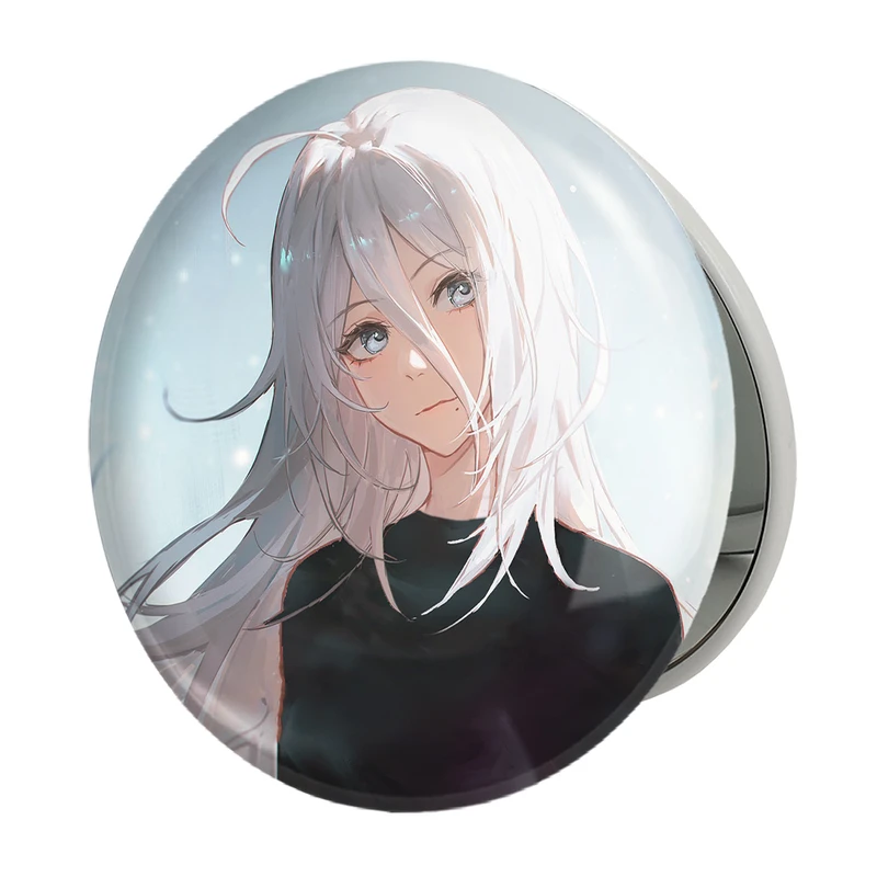 آینه جیبی خندالو طرح بازی نیر اتوماتا (Nier Automata)  مدل تاشو کد 31596