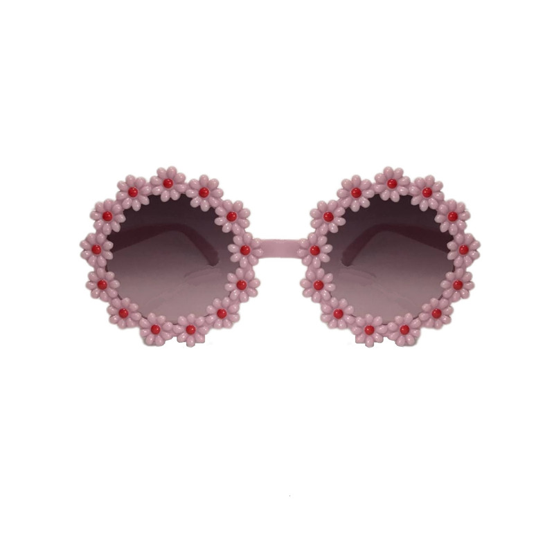 عینک آفتابی دخترانه مدل گل آفتاب گردان UV400 k75