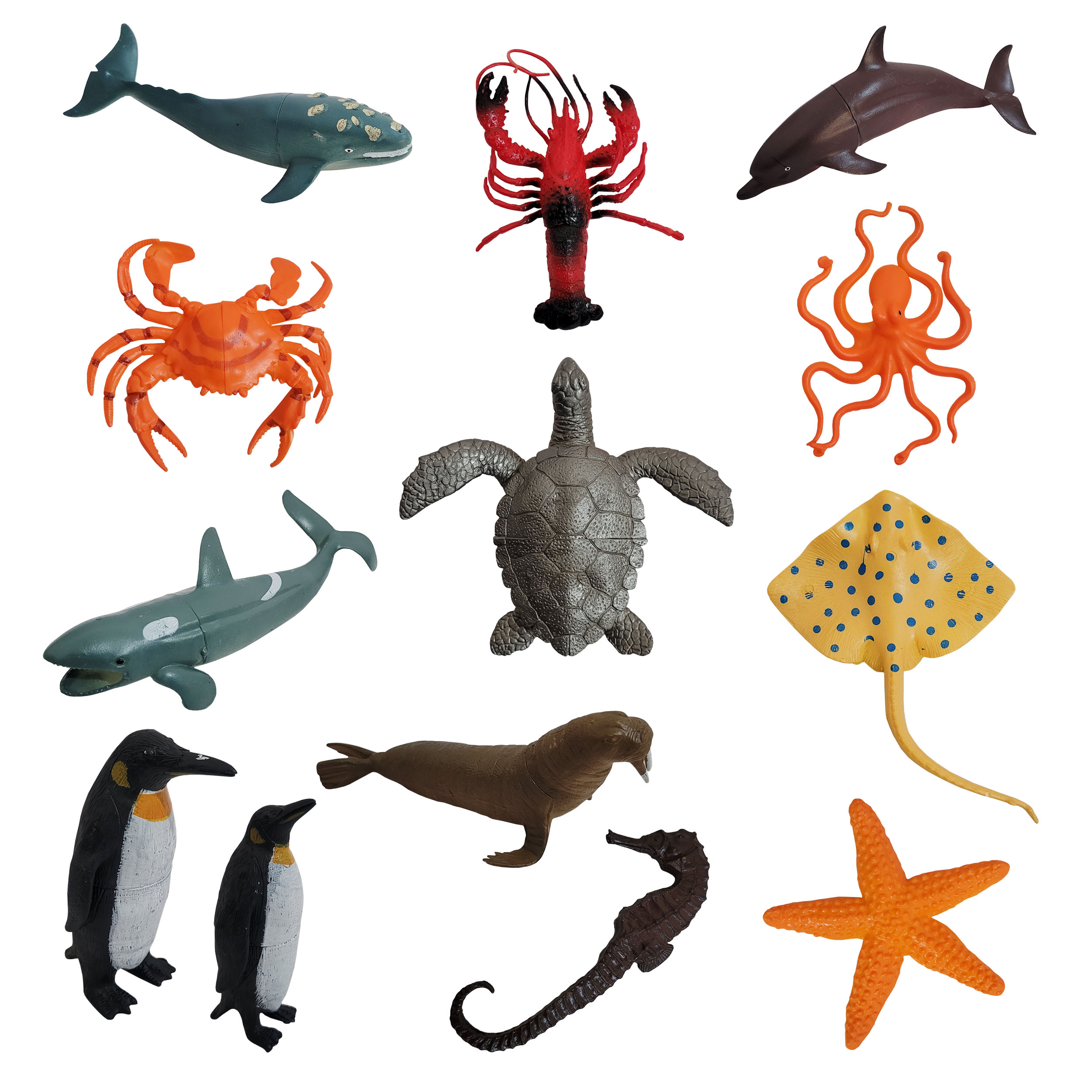 نقد و بررسی فیگور مدل حیوانات دریایی کد 859 مجموعه 13 عددی توسط خریداران