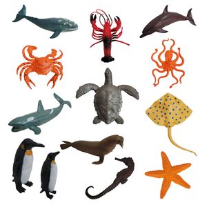 فیگور مدل حیوانات دریایی کد 859 مجموعه 13 عددی