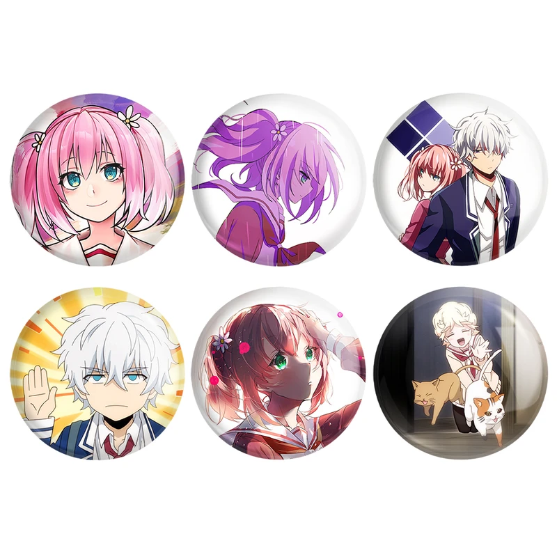 مگنت خندالو طرح انیمه نانای بی استعداد Munou na Nana کد 1483A مجموعه 6 عددی