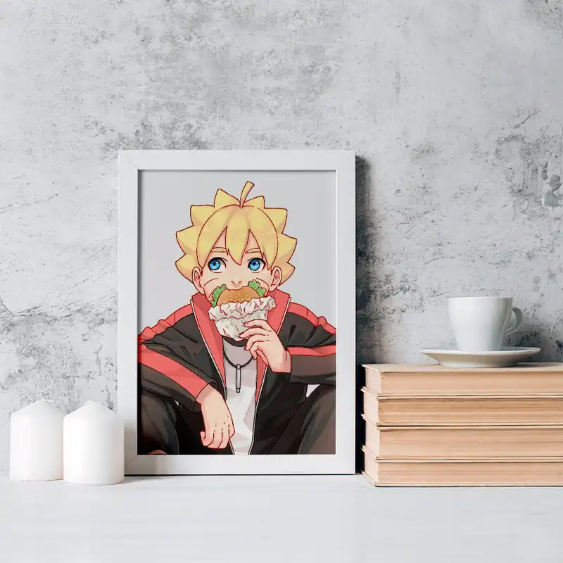 تابلو خندالو مدل بوروتو اوزوماکی انیمه بوروتو کد 15735