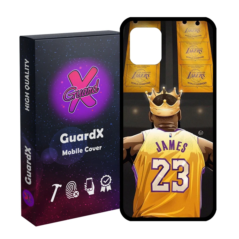کاور گارد ایکس طرح لبرون جیمز مدل 10716 مناسب برای گوشی موبایل سامسونگ Galaxy Note 10 Lite / A81