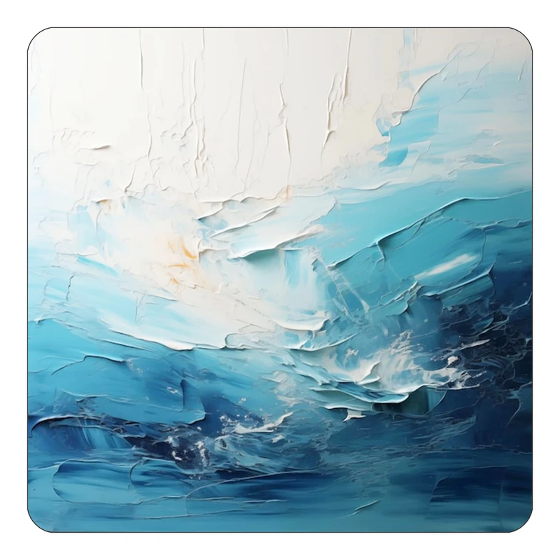 مگنت کاکتی طرح نقاشی رنگ روغن مدل mp70891