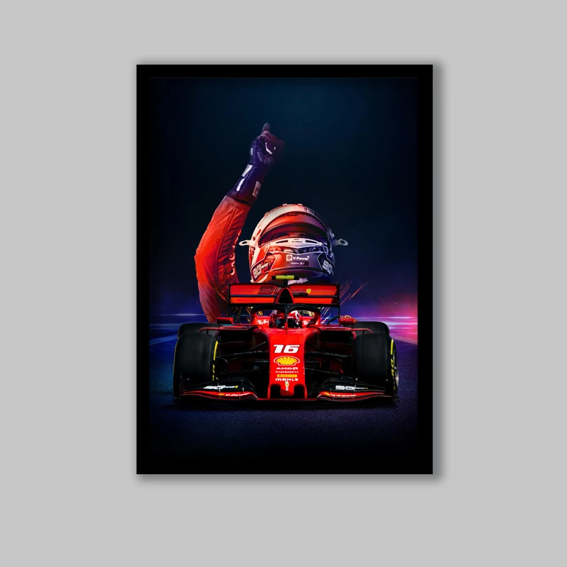 تابلو لیلیان طرح فرمول یک چارلز لکلرک کد LA-G11483-2