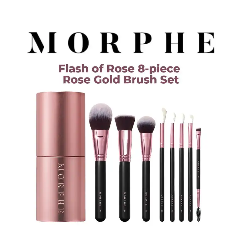 ست برس آرایشی مورفی مدل Flash Of Rose مجموعه 8 عددی