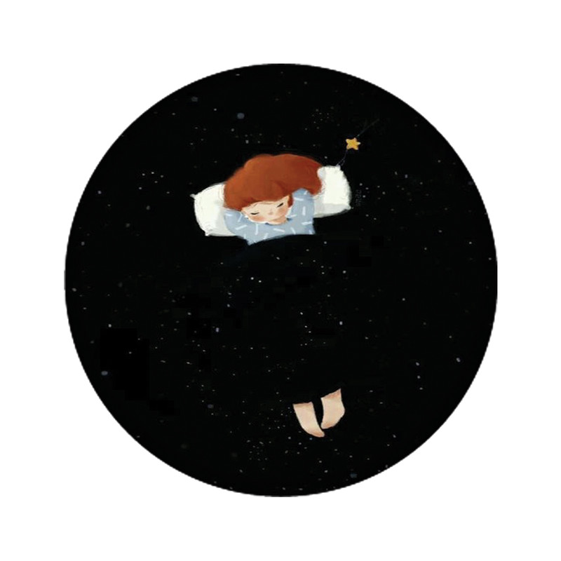 استیکر تزئینی موبایل مدل دختر کد 3725