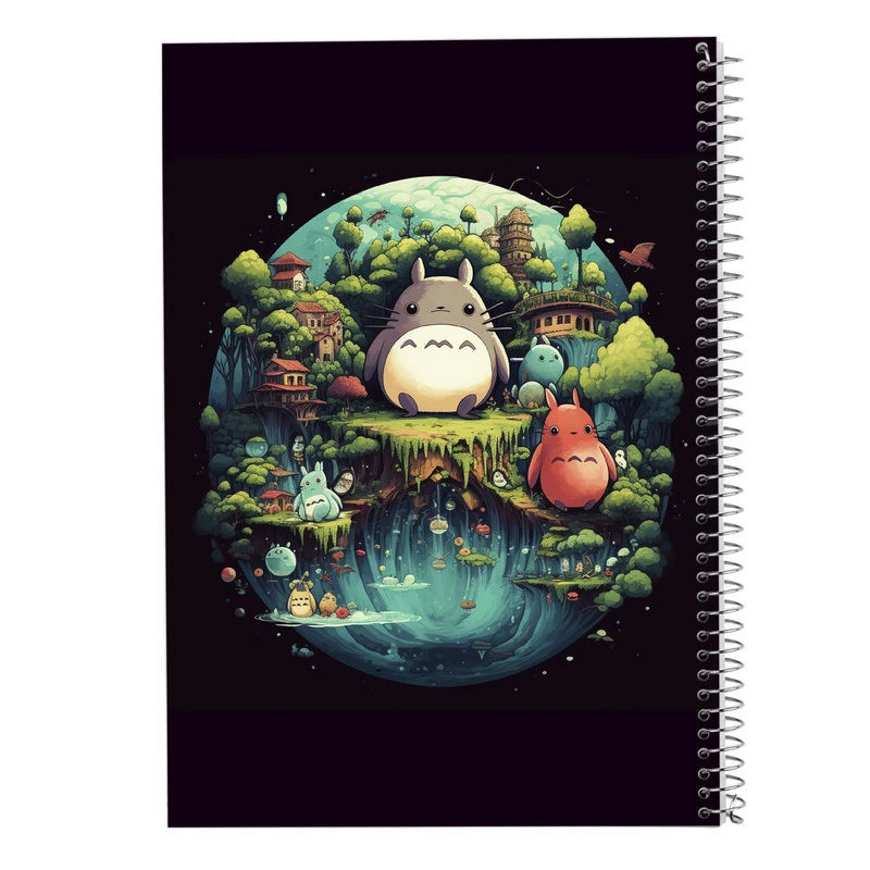 دفتر مشق 100 برگ مدوپد مدل Ghibli کد DF2506