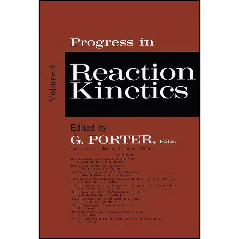 کتاب Progress in Reaction Kinetics اثر G. Porter انتشارات تازه ها