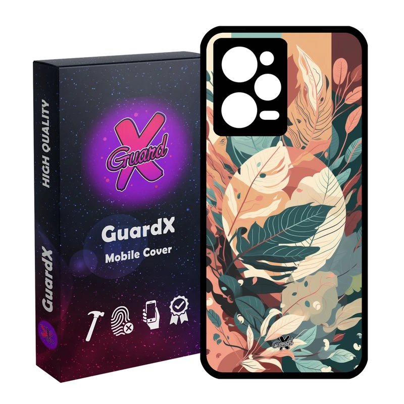 کاور گارد ایکس طرح برگ مدل Glass10657 مناسب برای گوشی موبایل شیائومی Redmi Note 12 Pro 5G/Poco X5 Pro 5G/Note 12 Pro Pro speed