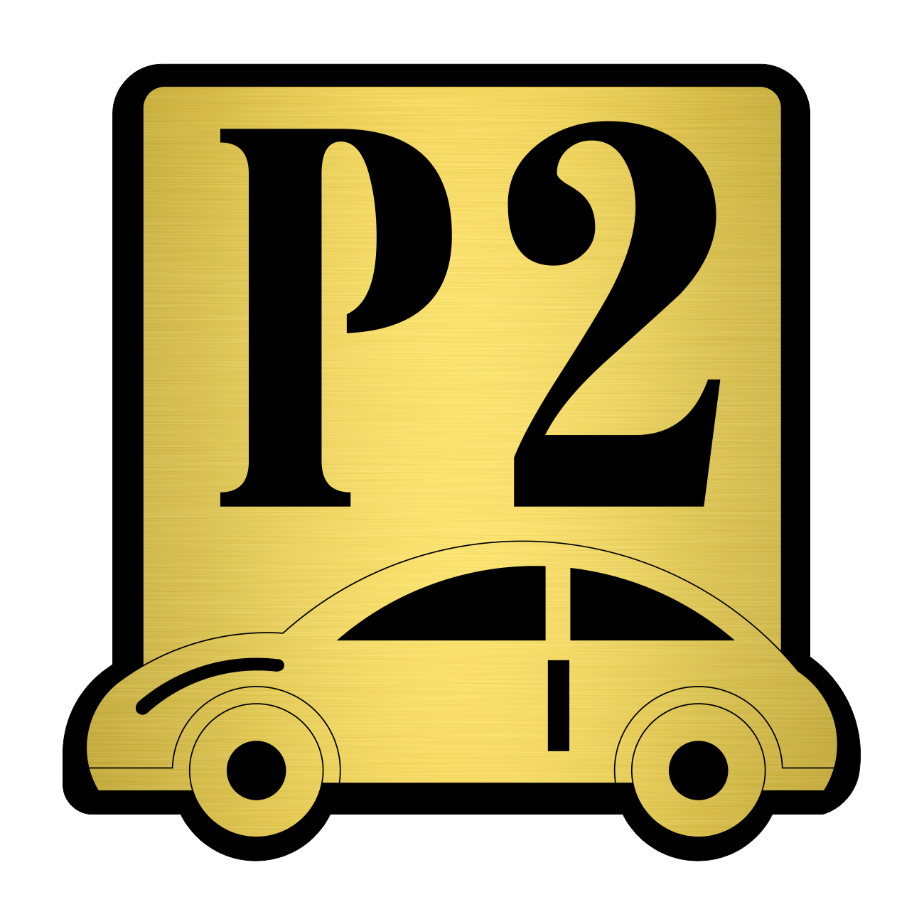 تابلو نشانگر مستر راد طرح پارکینگ شماره 2 کد P-BG 02
