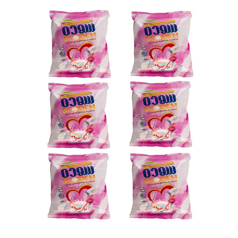 نمک خوراکی سوده 400 گرم بسته 6 عددی