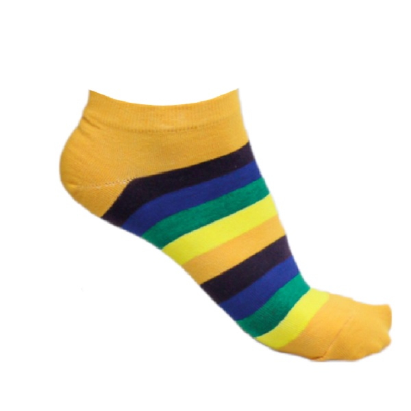 جوراب مدل  مچی رنگین کمان