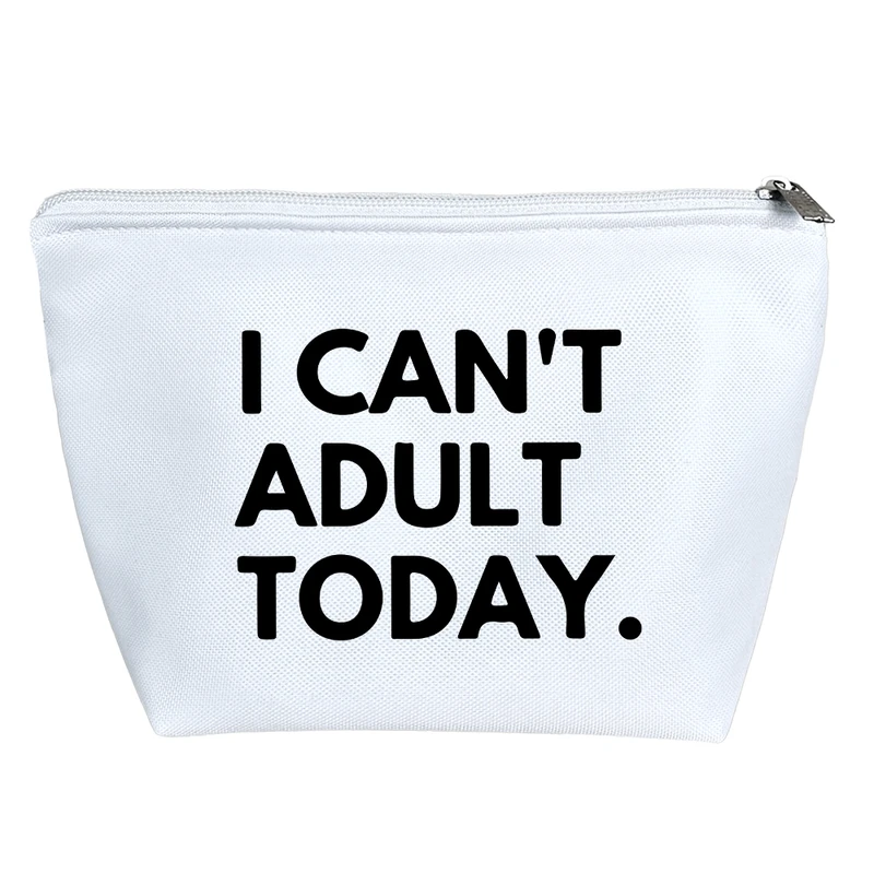 کیف لوازم آرایش دخترانه خندالو مدل متن نوشته کد 7890