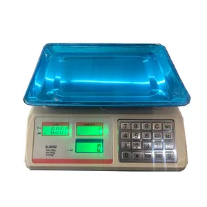 ترازو فروشگاهی بدون علمک مدل کیبورد استیل 40kg