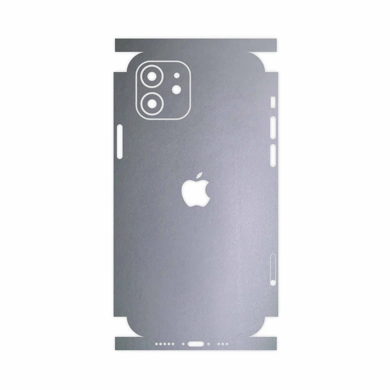 برچسب پوششی ماهوت مدل Matte-Silver-FullSkin مناسب برای گوشی موبایل اپل iPhone 12