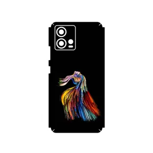 MAHOOT Rainbow Hair Digital Art Cover Sticker for Motorola Edge 30 Fusion