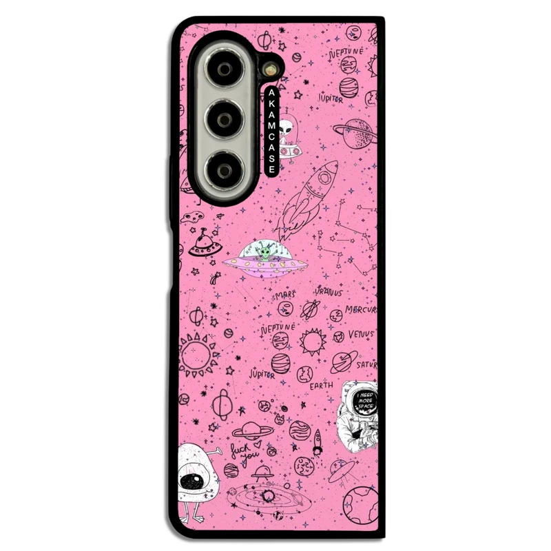 کاور آکام مدل AMC-WSGZFOLD5-PINK-6 مناسب برای گوشی موبایل سامسونگ Galaxy Z Fold 5