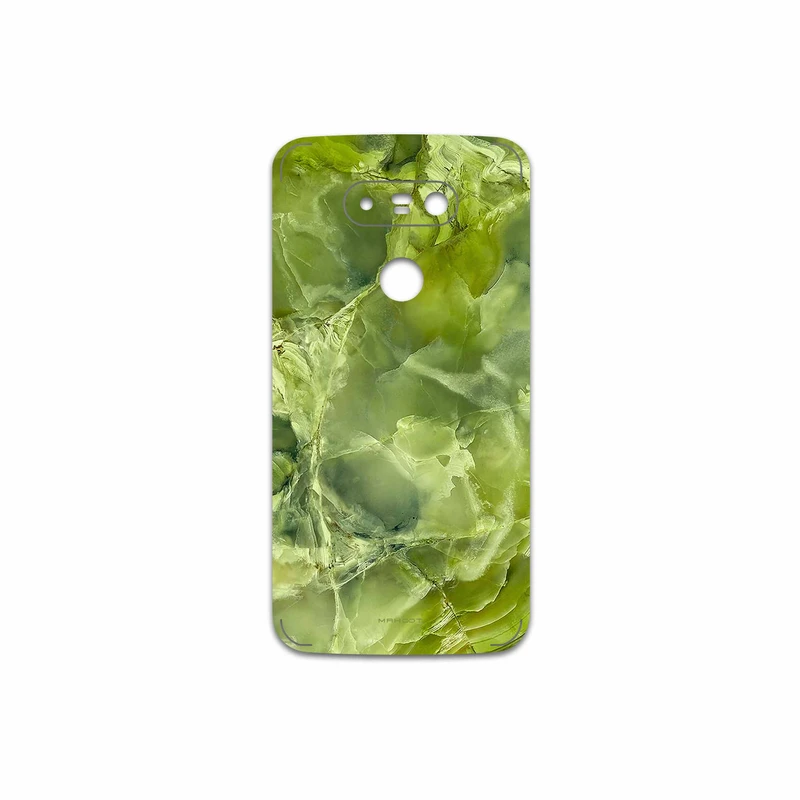 برچسب پوششی ماهوت مدل Green Crystal Marble مناسب برای گوشی موبایل ال جی G5