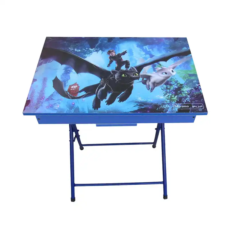 میز تحریر کودک میزیمو مدل اژدها سواران کد 1074