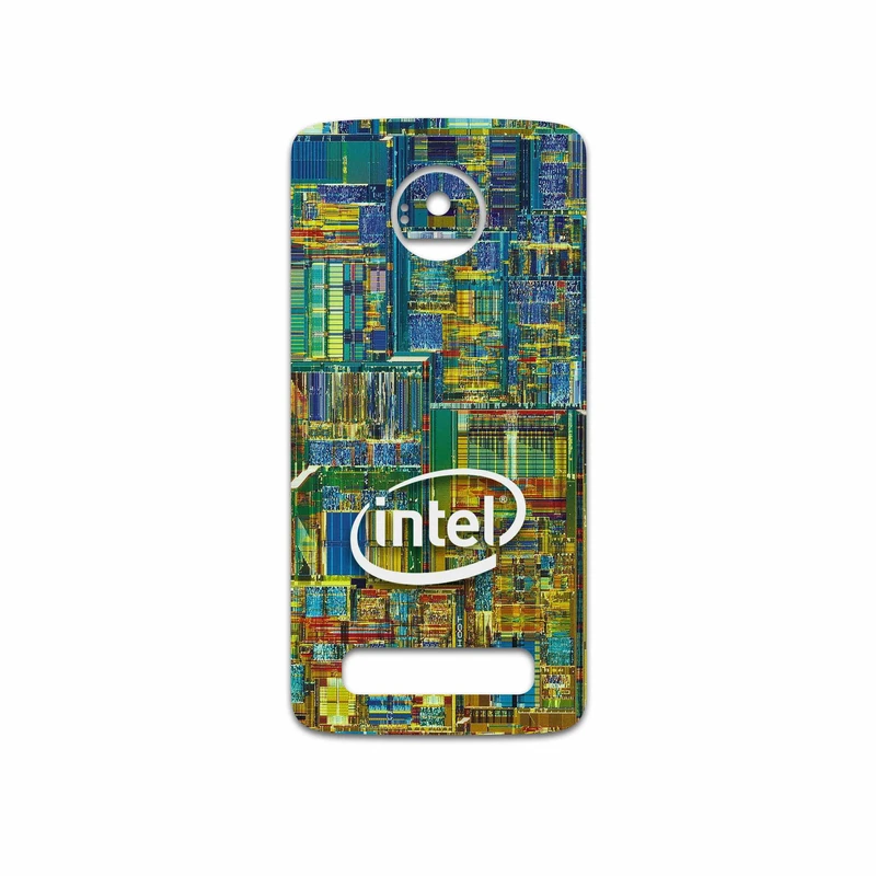 برچسب پوششی ماهوت مدل Intel Brand مناسب برای گوشی موبایل موتورولا Moto Z Play