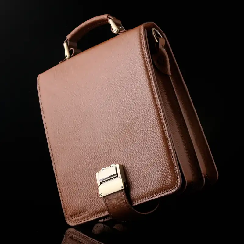 کیف اداری چرم یلسان مدل ماکان کد ASL-MKN-011-HRM