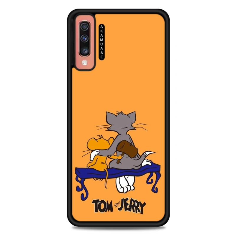 کاور آکام مدل AMC-WSGA70-TOM & JERRY12 مناسب برای گوشی موبایل سامسونگ Galaxy A70