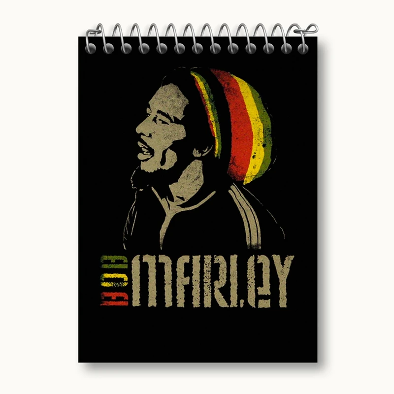 دفتر یادداشت 50 برگ خندالو مدل باب مارلی Bob Marley کد 3275
