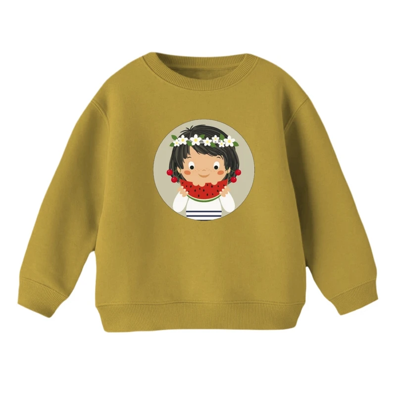 سویشرت بچگانه مدل دخترک یلدایی کد  25