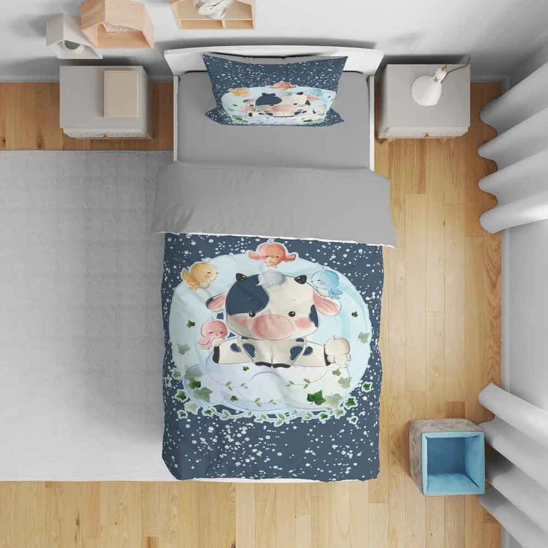 سرویس روتختی نوپه هوم مدل گاوی T6007 تک نفره 5 تکه