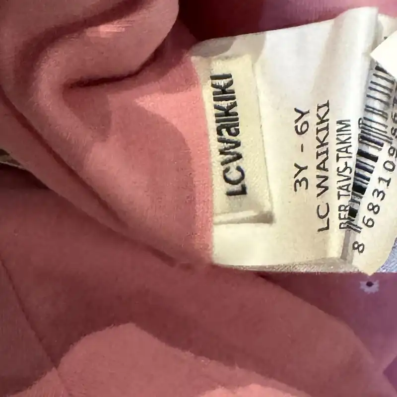 ست کلاه و شال گردن دخترانه ال سی وایکیکی مدل آنتی باکتریال خرگوشی