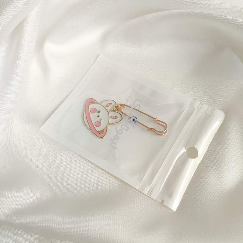 سنجاق سینه دخترانه لیمونار گالری مدل خرگوش و حلقه