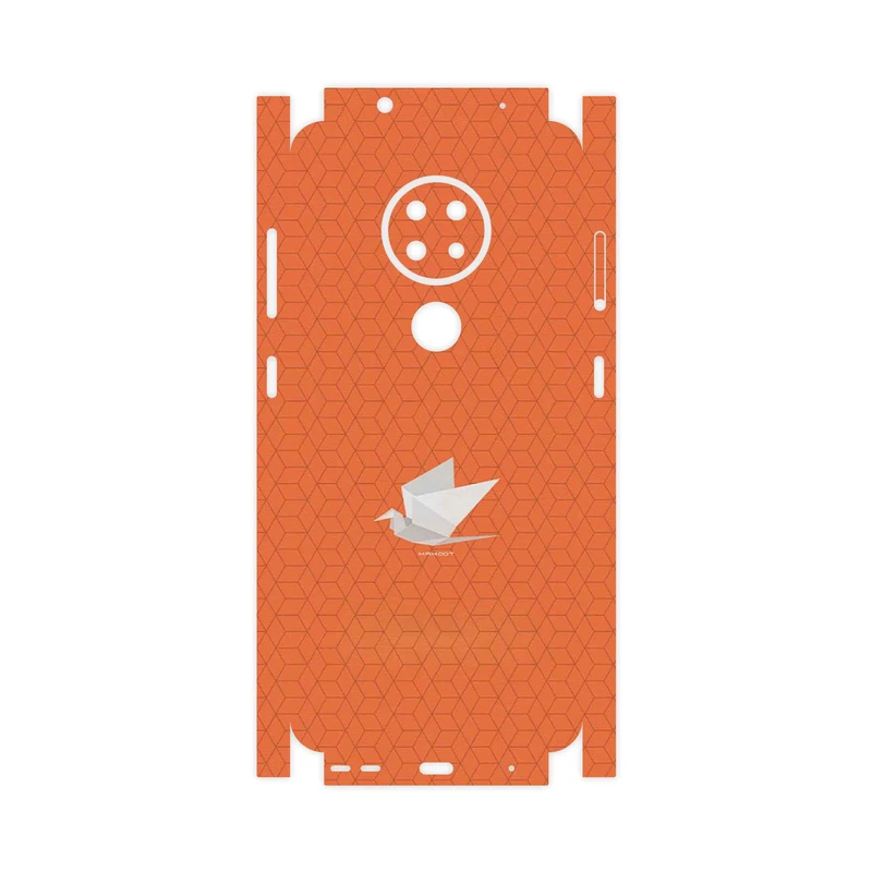برچسب پوششی ماهوت مدل Minimalist origami bird-FullSkin مناسب برای گوشی موبایل نوکیا 6.2