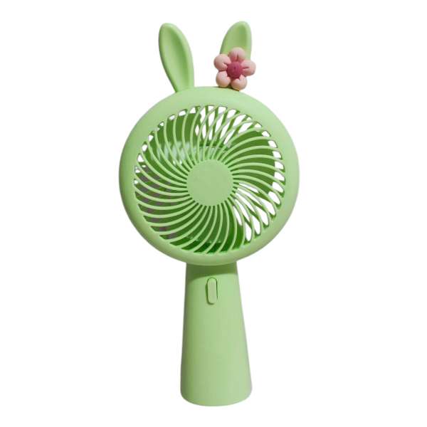 پنکه شارژی مدل خرگوش گل دار