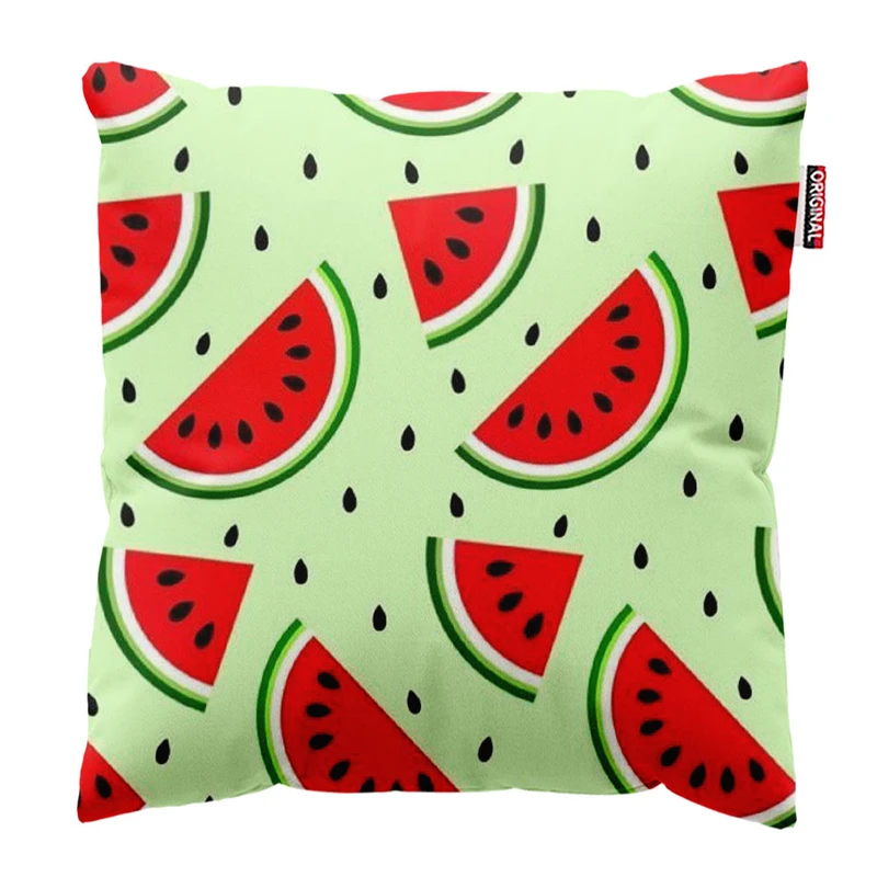 کوسن پاد آفرین طرح یلدا و هندونه کد 3099 سایز 30*30 سانتی متر