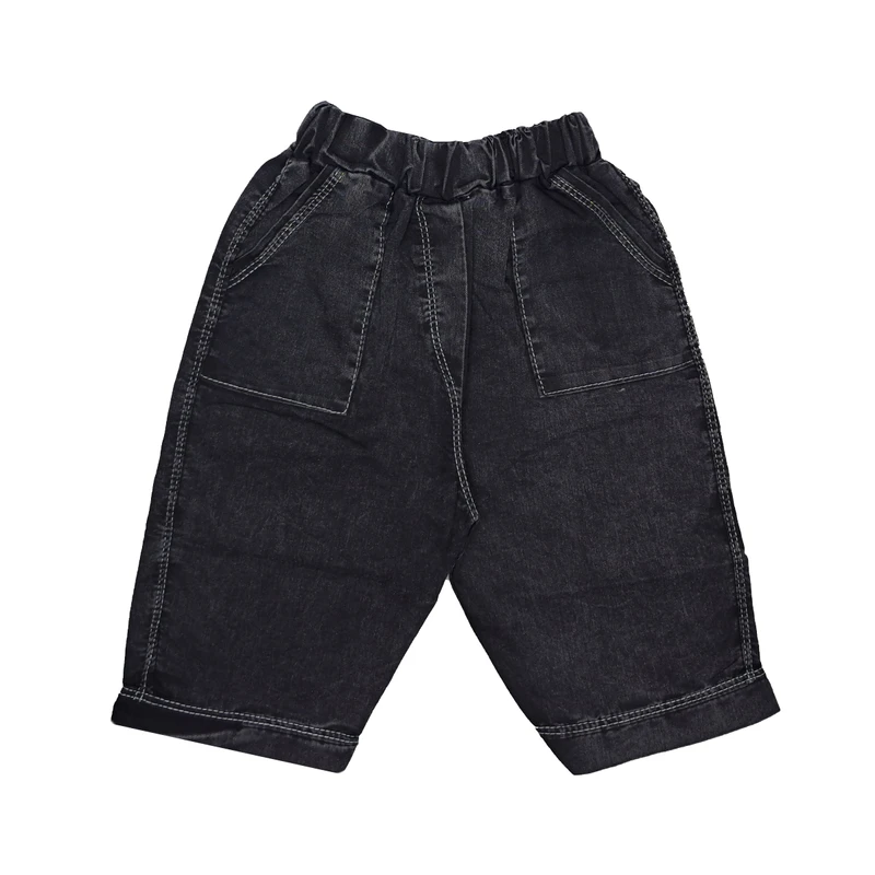 عکس شماره 5 : ست تی شرت و شلوارک جین پسرانه مدل 23 کد 1225